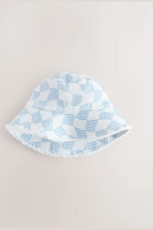 Next Blue/Ecru Wash Bucket Hat (1-16yrs) 11