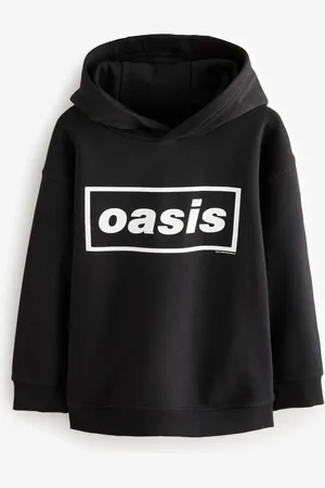 Next Black Official Oasis Band Hoodie (3-16yrs) 10 Years (140cm)