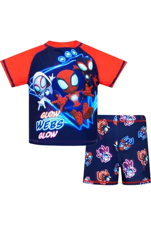 Character Red Spiderman Top and Swim Set 7