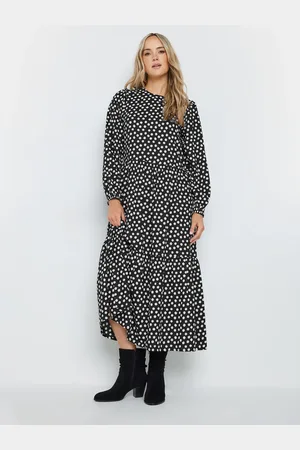 Long Tall Sally Spot Smock Dress AU 12 Tall