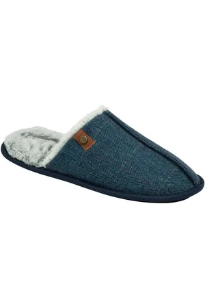 Dunlop Blue Closed Toe Mens Mule Slippers AU 11 (EU 46)