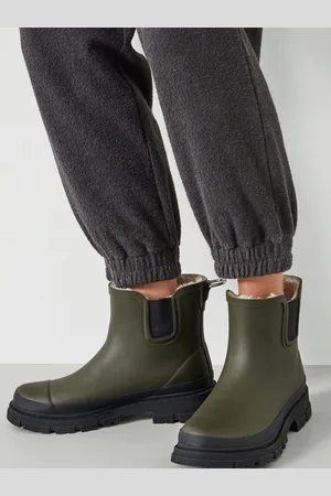 Hush Puppies Green Willow Chelsea Wellington Boots AU 10 (EU 41)
