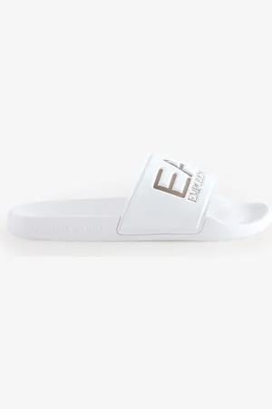 EA7 Emporio Armani Contrast Colour Logo Sliders AU 6 (EU 37)