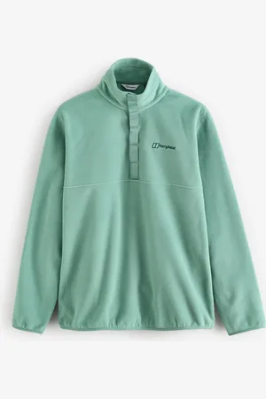 Berghaus Green Felltop Snap Pullover Sweatshirt XL