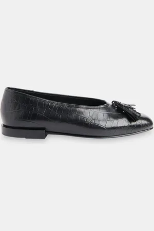 Whistles Cilou Tassel Croc Ballet Pumps AU 8 (EU 39)