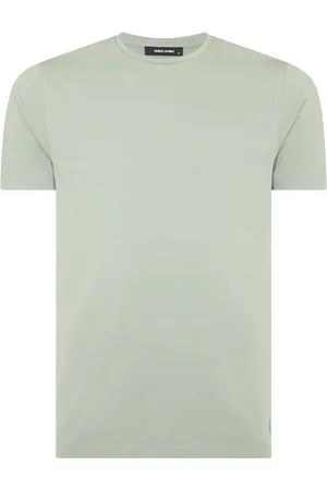 Remus Grey Tapered Fit Cotton Stretch T-Shirt medium