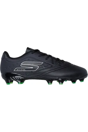 Skechers Black Razor Jr Youth Firm Ground Football Boots AU 5 (EU 38)