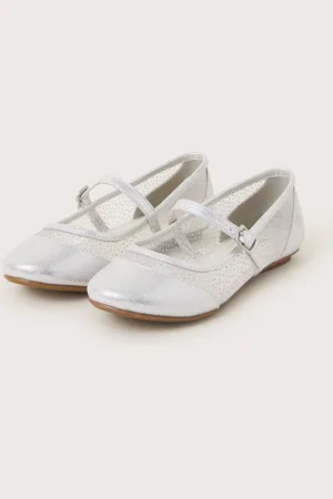 Monsoon Mesh Strap Ballet Flats AU 8 (EU 25)