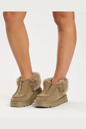 South Beach Green Zip Up Ankle Boots AU 8 (EU 39)