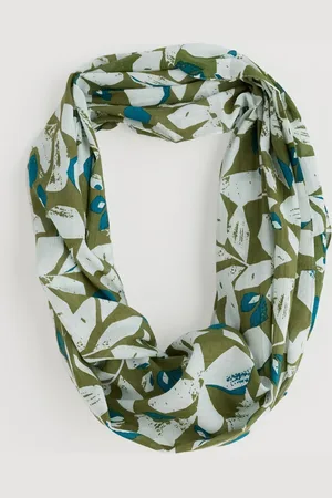 Seasalt Cornwall Green Summer Circle Scarf One