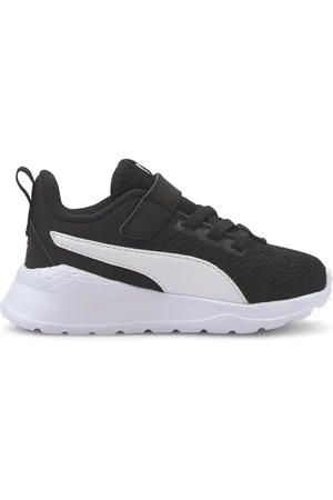 PUMA Black Anzarun Lite Unisex Kids Trainers AU 6 (EU 39)
