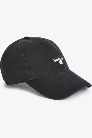Barbour Black Cascade Sports 100% Cotton Cap One