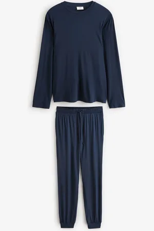 Chelsea Peers Blue TENCEL Modal Long Crew Neck Pyjama Set XXL