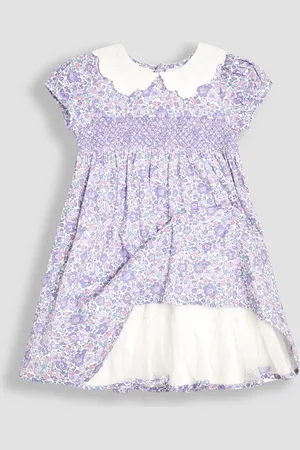 JoJo Maman Bébé Floral Broderie Collar Party Dress 12