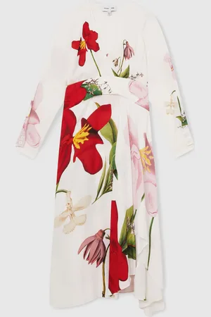 Reiss Nola NYBG Floral-Print Maxi Dress AU 10