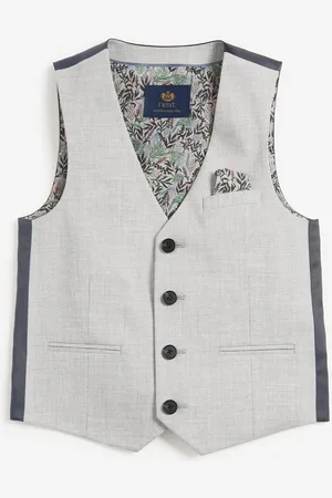 Next Grey Stand Alone Waistcoat (12mths-16yrs) 13 Years (158cm)