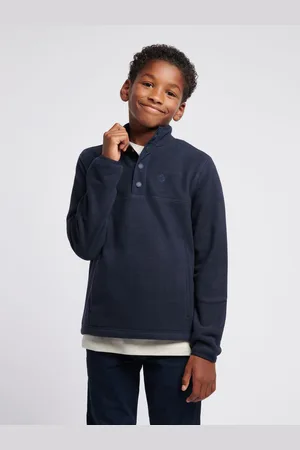 U.S. Polo Assn. U. S. Polo Assn. Blue Boys Double Horsemen Polar Fleece Top 12