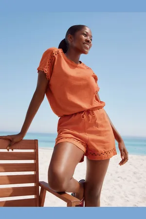 Next 100% Cotton Jersey Summer Shorts 16tall