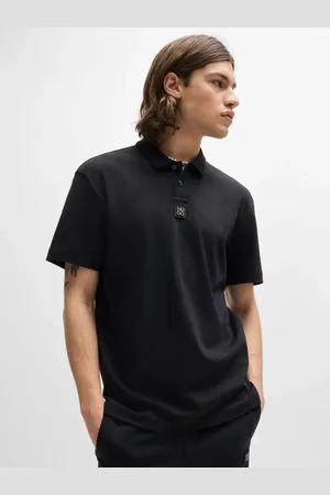 HUGO BOSS Signature Stacked Logo 100% Cotton Polo Shirt XL