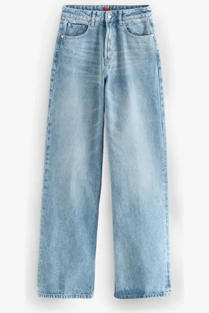 HUGO BOSS Blue Straight Leg Stretch Denim 100% Cotton Jeans W26 L32