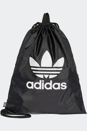 adidas Black Trefoil Gym Sack Bag ONE