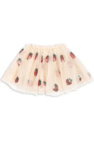 Konges Sløjd Yvonne Tulle Mesh Strawberry Embroidered Skirt 7