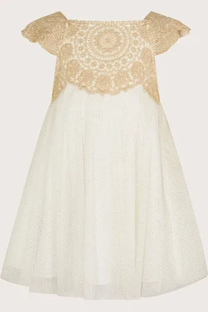 Monsoon Estella Embroidered Tulle Dress 6 Years (116cm)