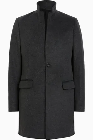 AllSaints AllSaints Grey Hargrove Coat 38