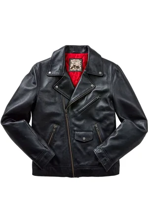 Joe Browns Black Timeless Edgy Detail Leather Biker Jacket XXL