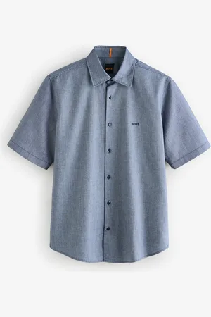 HUGO BOSS Regular Fit Short Sleeve 100% Cotton Shirt M