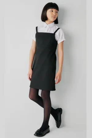 Clarks School Senior Girls Woven Pinafore Dress 16 Years (176cm)