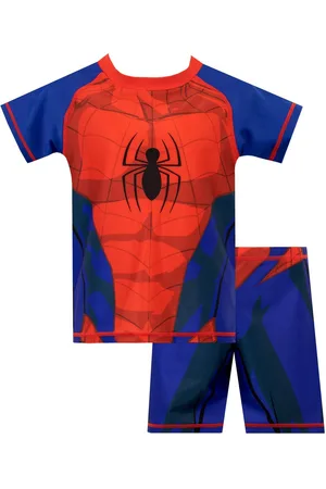 Character Red/blue Boy Spider-Man Swim Set 6