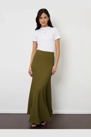 Threadbare Textured Jersey Pull-On Maxi Skirt 16