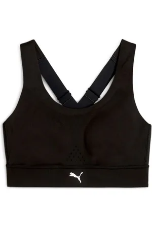PUMA Black Womens Power Breathe Run Bra L