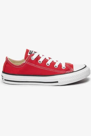 Converse Red Chuck Taylor All Star Ox Junior Trainers EU 28 (UK 10)