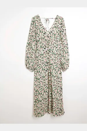 River Island Floral Print Midi Dress AU 8