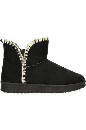 Novo Black Standard Fit Lainey Stitch Ankle Boots AU 8 (EU 39)