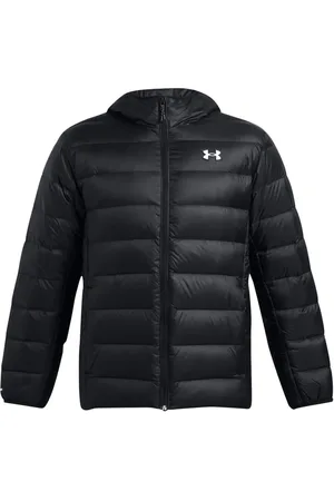 Under Armour Black/White Legend Down Hooded Jacket S