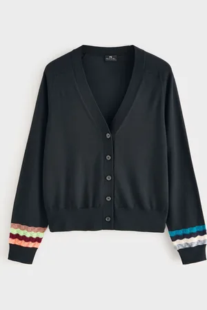 Paul Smith Sleeve Detail Knitted Cardigan XL