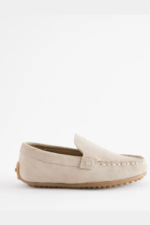 Next Standard Fit (F) Suede Slip-Ons Loafers Shoes AU 6 (EU 23)