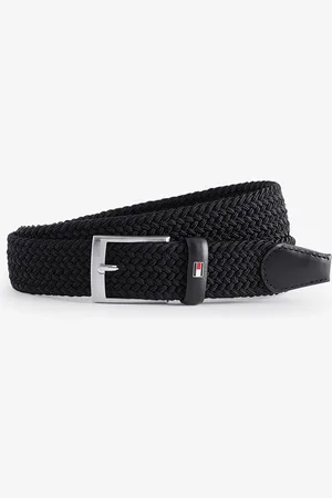 Tommy Hilfiger Black Adan Belt 3.5cm 44W x 31L (UK 44 R)
