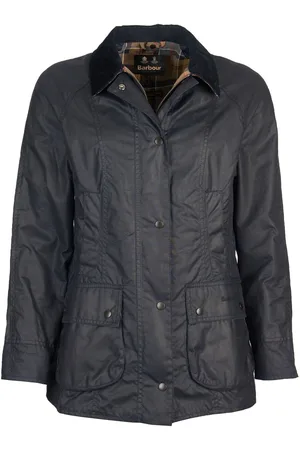 Barbour Navy Beadnell Classic Wax Jacket AU 20