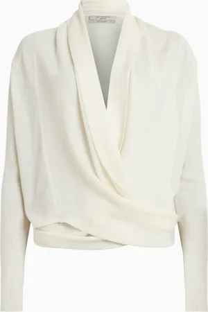 AllSaints AllSaints White Wasson Pirate Cardigan S