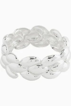 Next Silver Tone Diamond Stretch Bracelet One