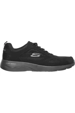 Skechers Black Dynamight 2.0 Lace Up Memory Foam Trainers AU 8 (EU 42)