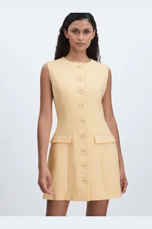 Anna Quan Button Through Mini Dress With Wool AU 12
