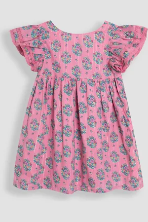 JoJo Maman Bébé Double Frill Shoulder Dress 12