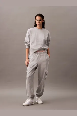 Calvin Klein Grey Archive Logo Cargo Joggers xsmall
