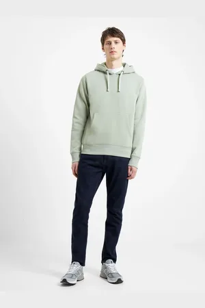 French Connection Green Overhead Hoodie L