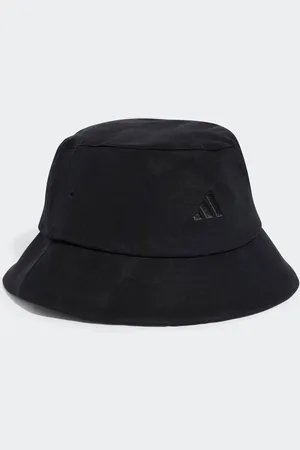 adidas Black 3 Stripe Bucket Hat One